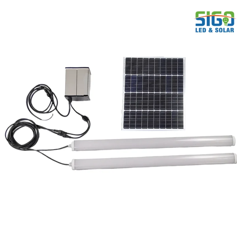 sigoledlight.com-solar powered linear Tube system